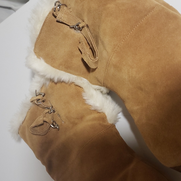 COLIN STUART TAN ANKLE BOOTS, Size 9 - Picture 9 of 10